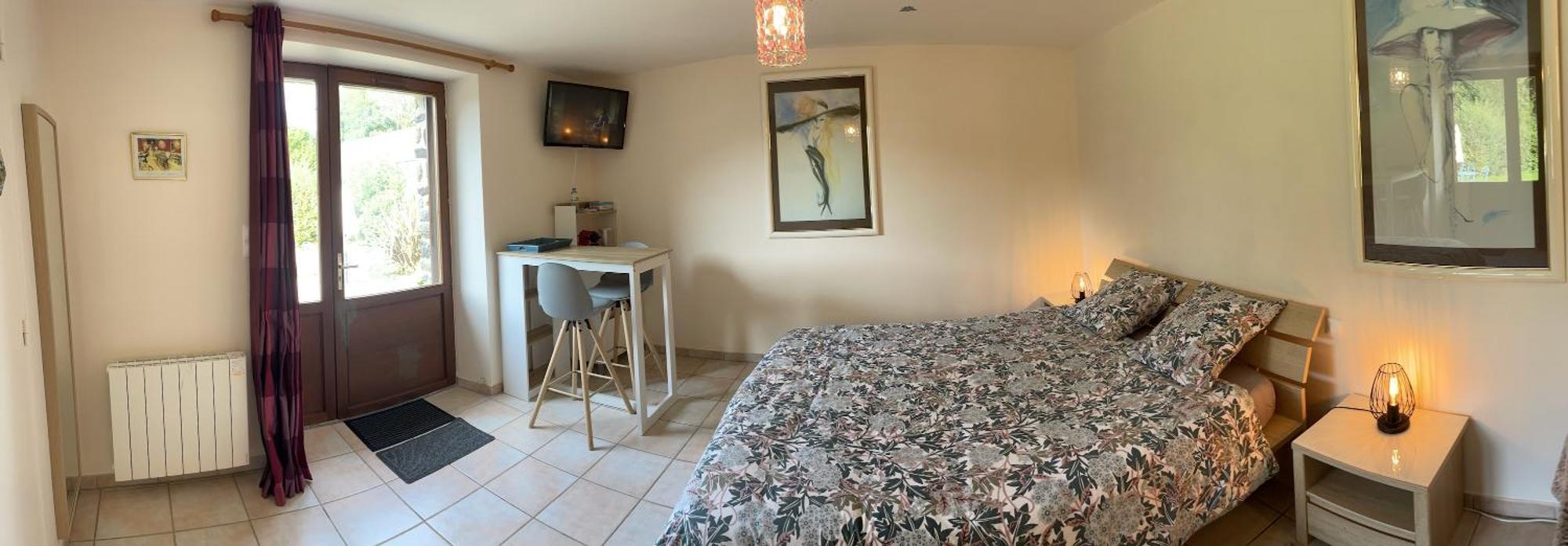 Chambres D'Hotes Les Tilleuls Poullaouen Buitenkant foto